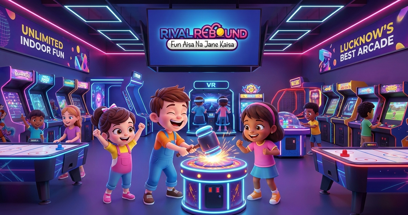 Arcade Games in Lucknow—Unlimited Indoor Fun at Rival Rebound
